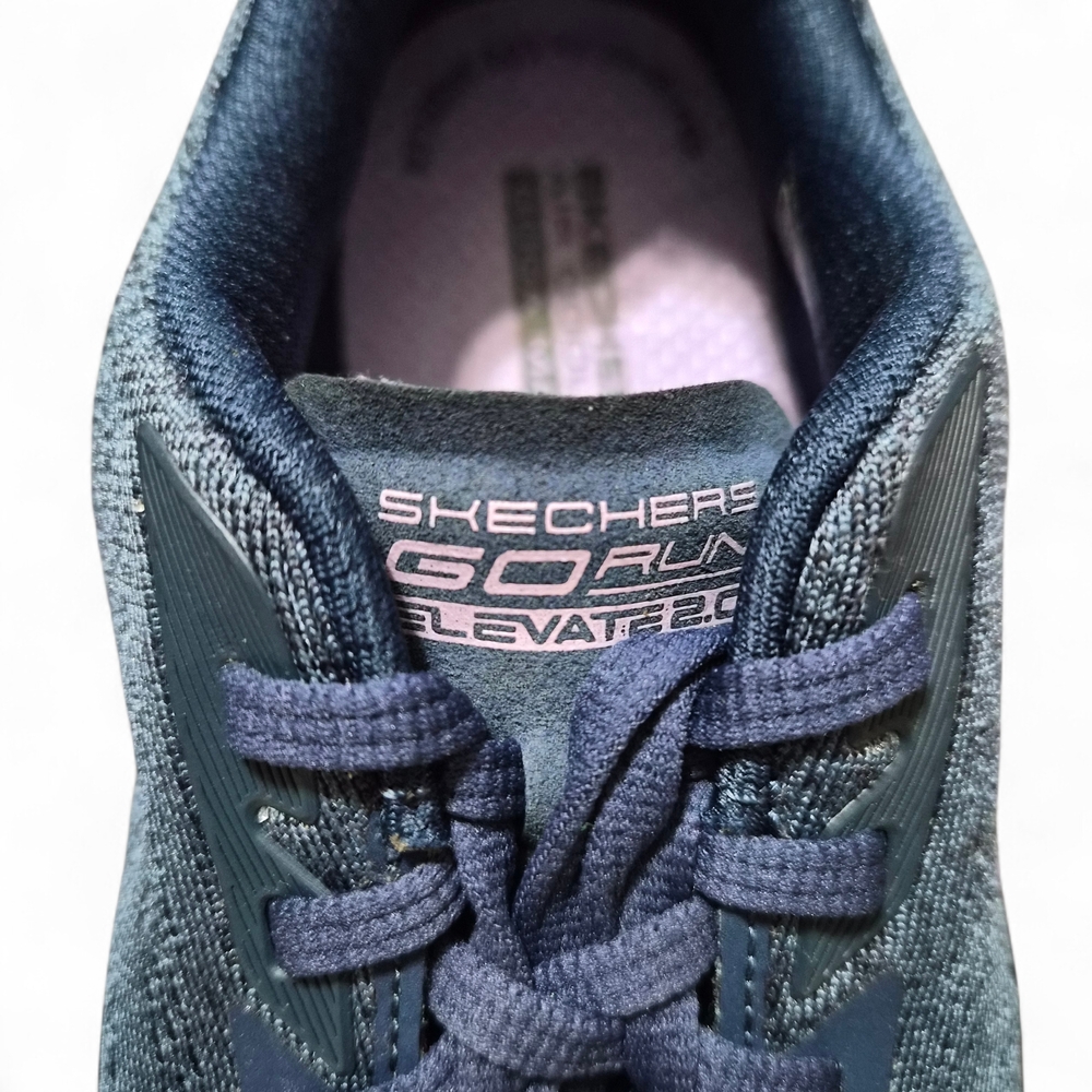 Skechers Women's GO Run 2.0 Elevate Ombre Sneakers Navy/Lavender Size 10 Wide - Picture 11 of 13